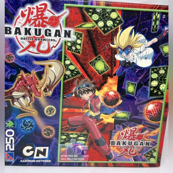 Bakugan Battle Brawlers 250-Piece Jigsaw Puzzle #4205-1 Cartoon Network NEW! - Picture 1 of 3